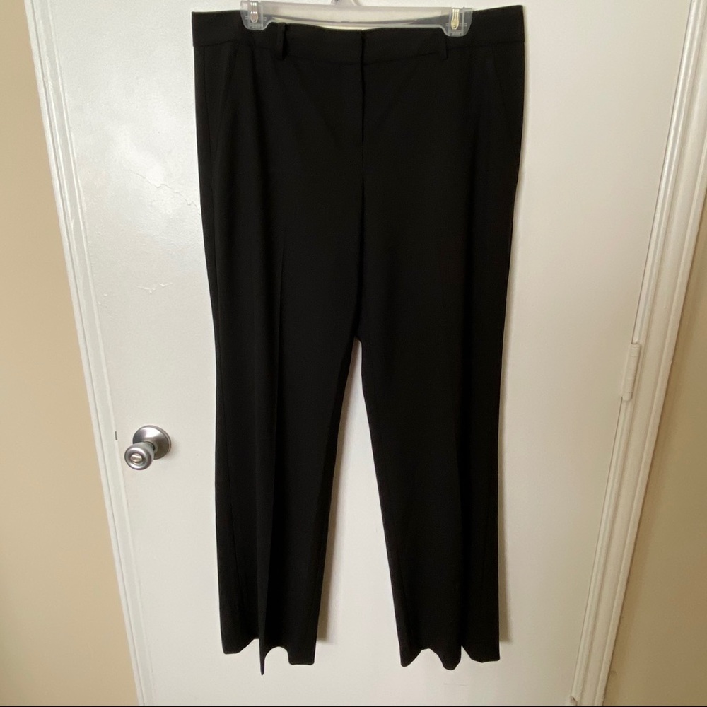 Theory Black Boot Cut Dress Pants